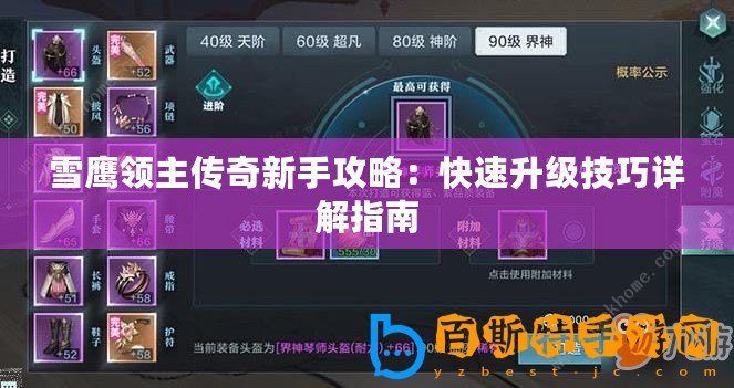雪鷹領(lǐng)主傳奇新手攻略：快速升級(jí)技巧詳解指南
